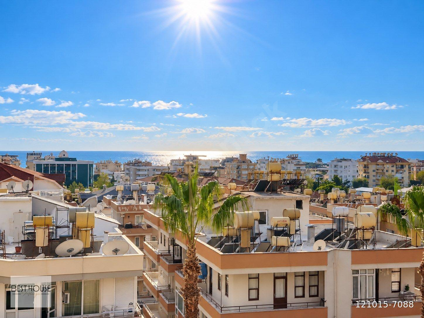 ALANYA KLEOPATRADA DENİZ MANZARALI DENİZE 300M 2+1 SATILIK DAİRE