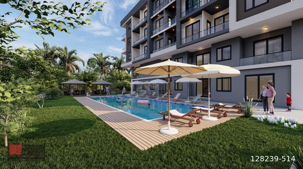 Erdemli Tömük'te Denize150M Eşyalı Kiralık Daire