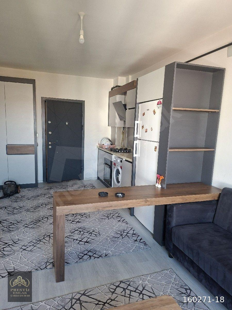 Ana cadde üzerinde 1+1 eşyalı kiralık daire