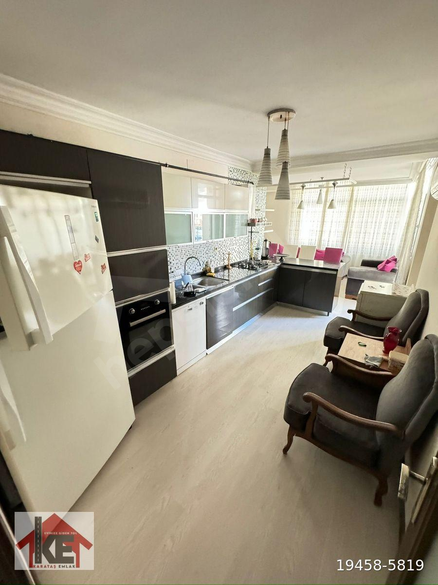 BARAJYOLU CADDE ÜZERİNDE KAPALI MUTFAK 3+1 EŞYALI KİRALIK DAİRE