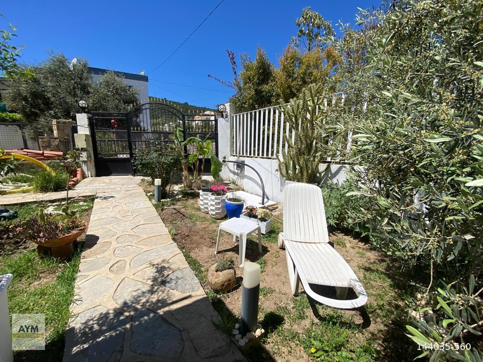 BODRUM TORBA,DA SATILIK DAİRE MUSTAKİL BAHÇELİ 3+2 GİRİŞ KAT