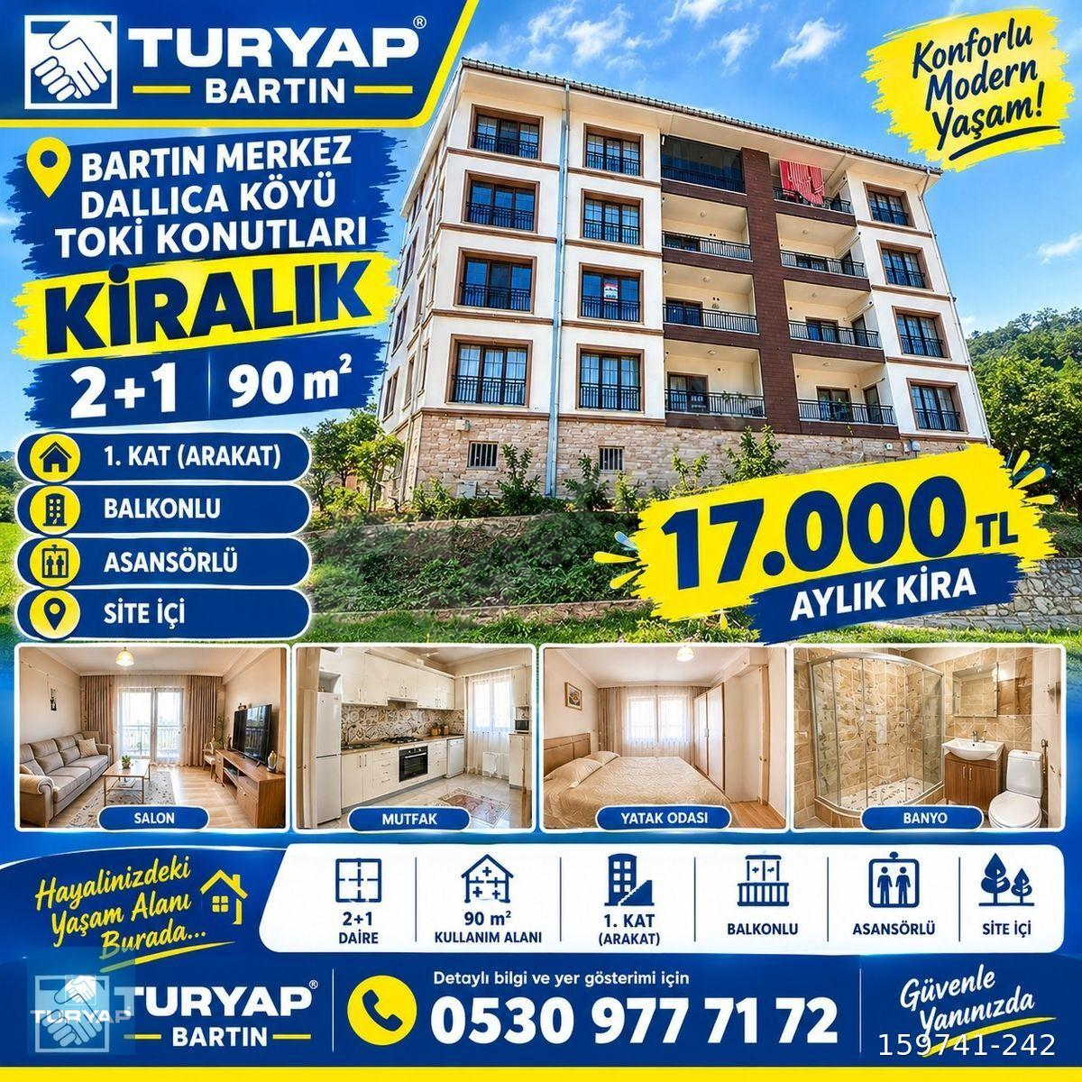 DALLICA TOKİDE KİRALIK 2+1 DAİRE