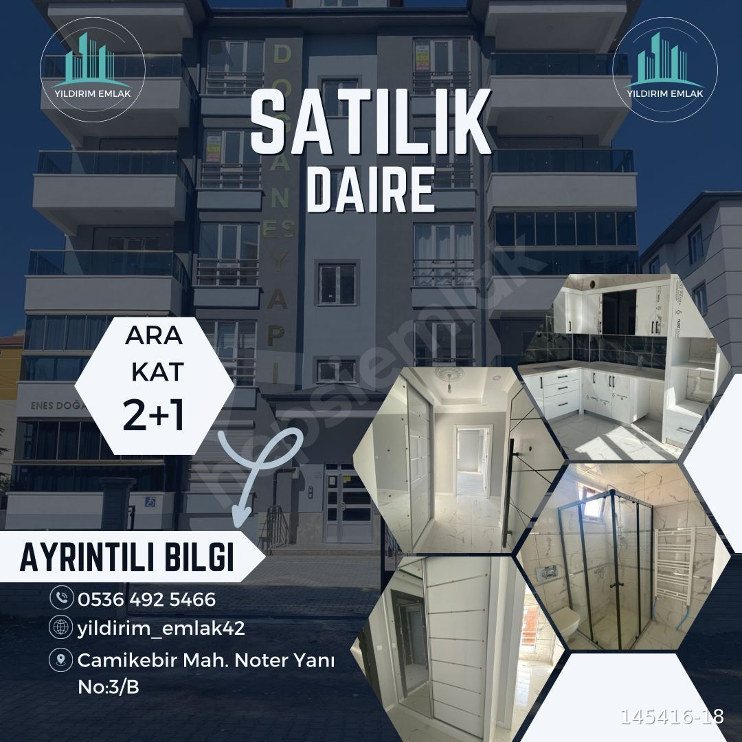 YILDIRIM EMLAK’TAN Karacadağ yolunda 2+1 satılık daire