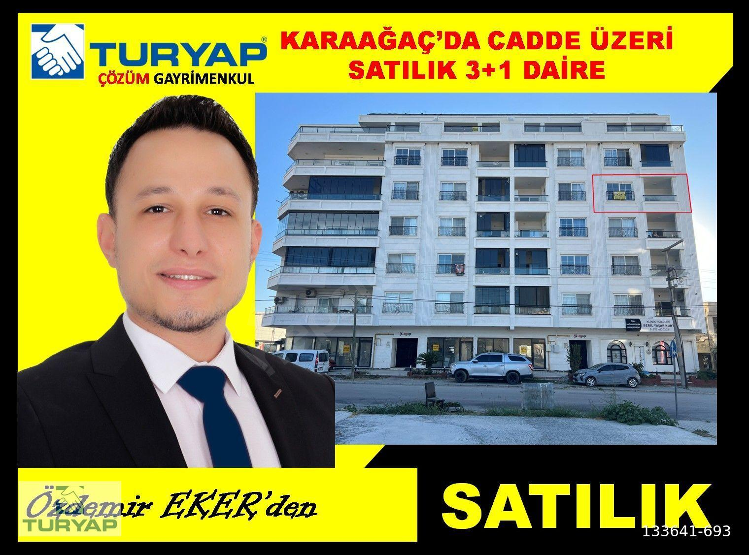 KARAAĞAÇ'DA CADDE ÜZERİ SATILIK 3+1 DAİRE