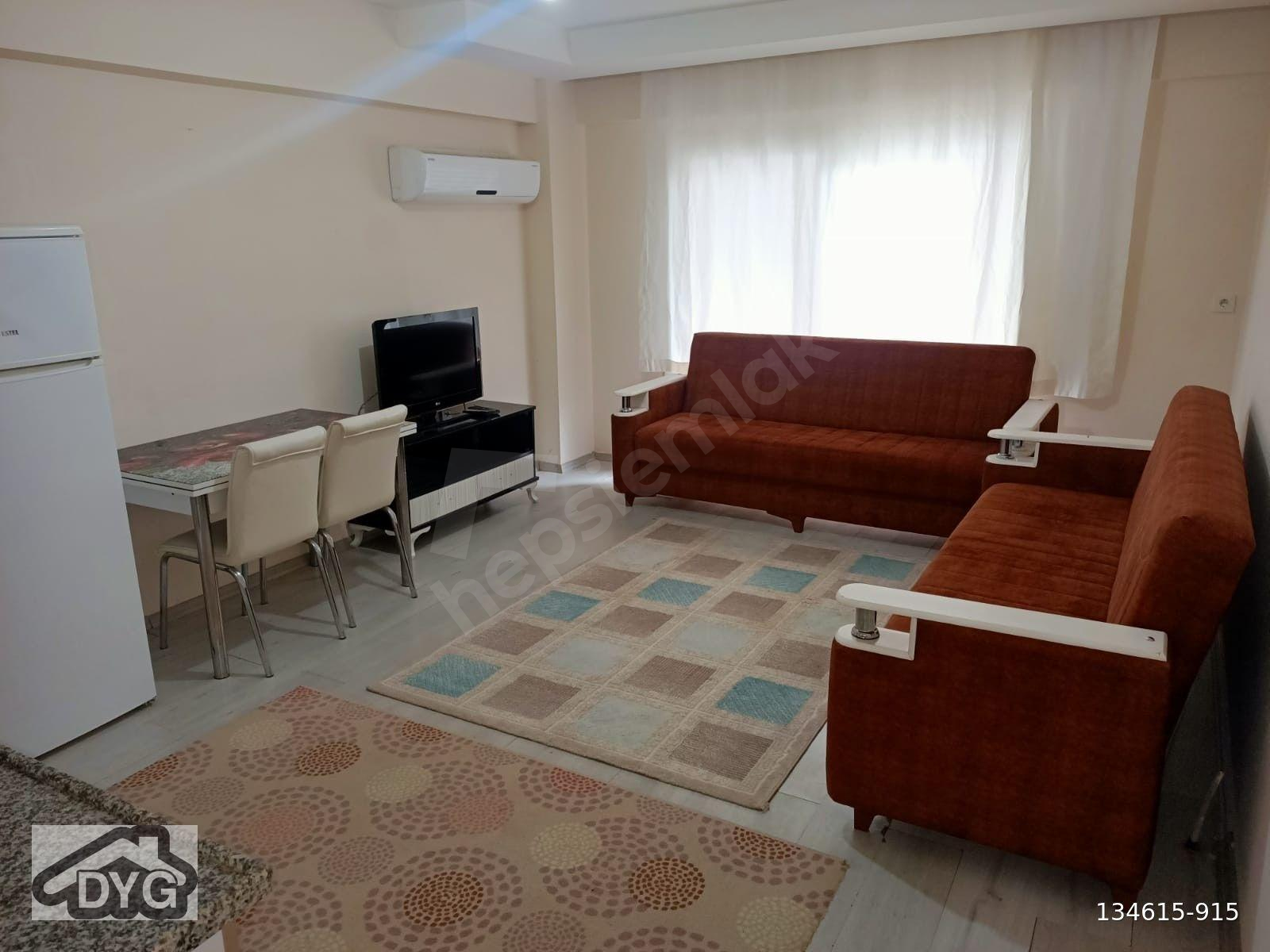 SATILIK EŞYALI 2+1 BAHÇE KATI
