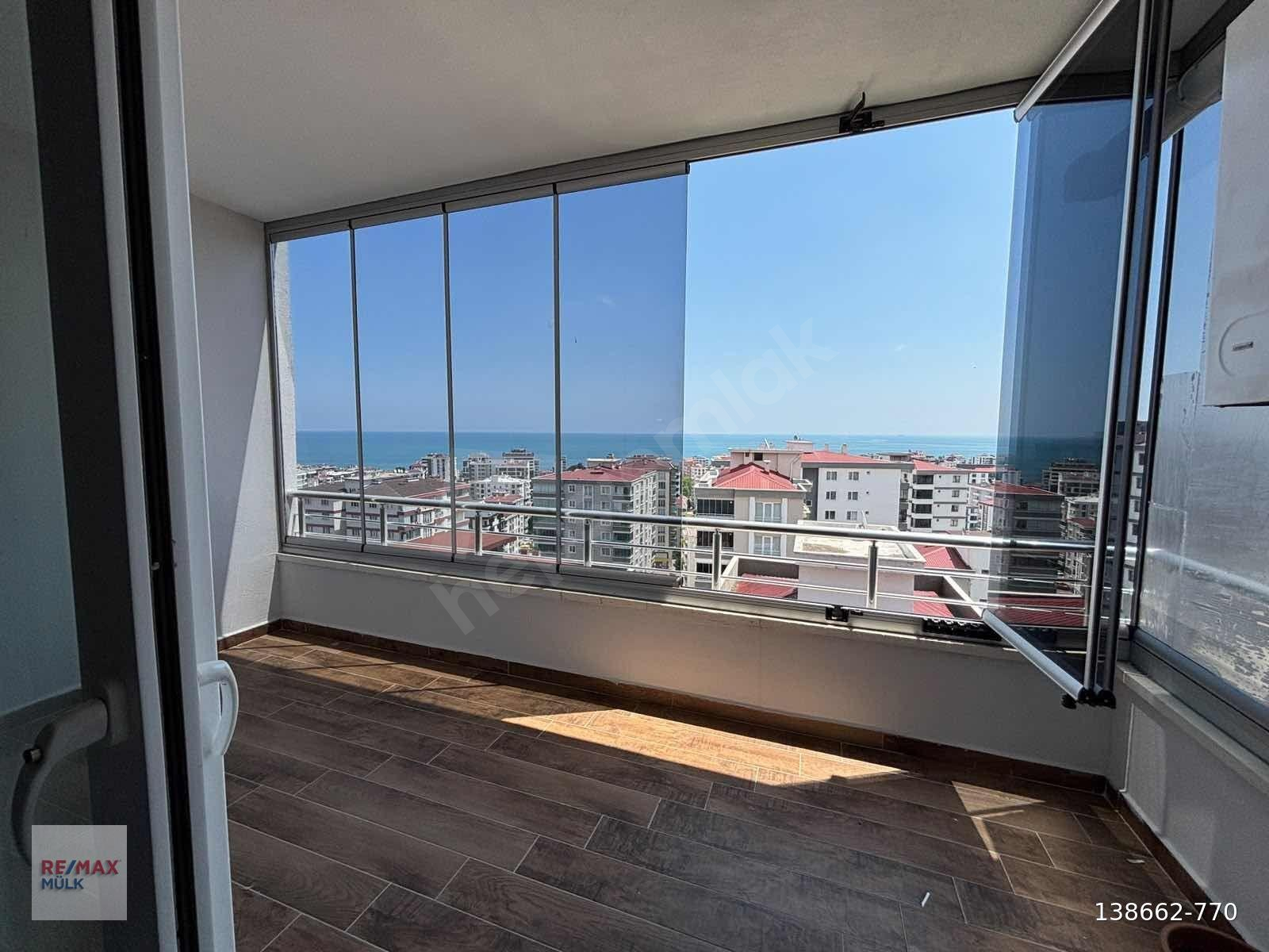 ATAKUM YENİ MAHALLE'DE DENİZ MANZARALI KİRALIK 1+1