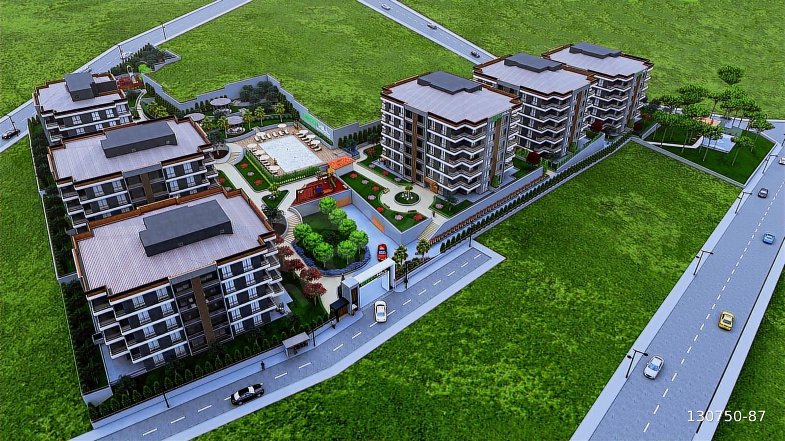 EVKA-3 GREEN HILL | SİTE İÇİ 3+1 LUX DAİRE