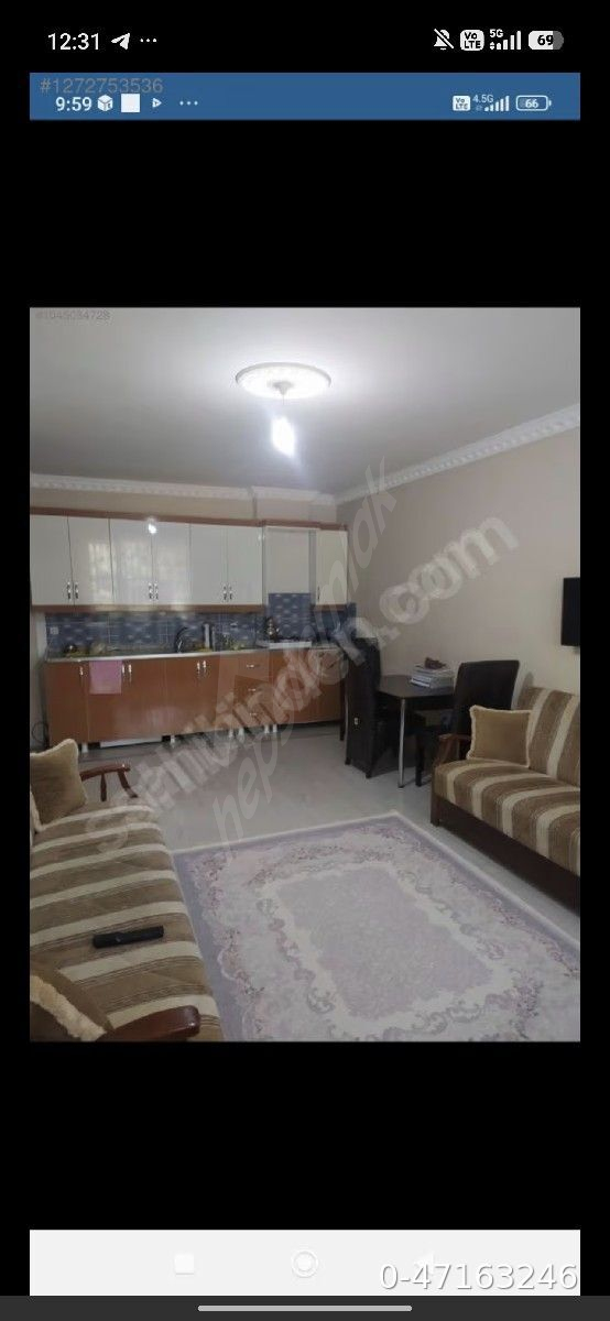 SAHİBİNDEN GENİS FULL EŞYALI DOĞALGAZLI 1+1 DAİRE