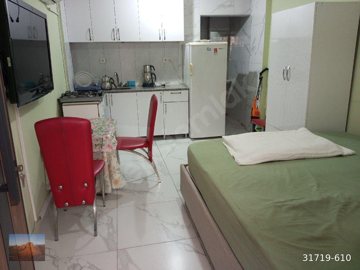 ŞEHİR MERKEZİNDE 1+0 35 M2 EŞYALI DAİRE