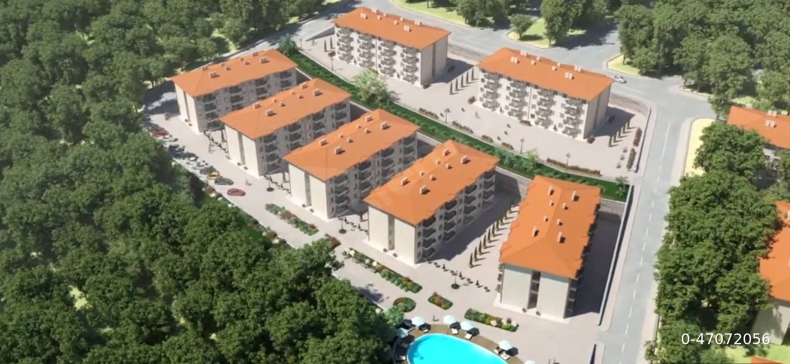 SAKARYA ÜNİVERSİTESİNE YAKIN ÇAMLICA SİTESİNDE HAVUZLUAPART 2+1