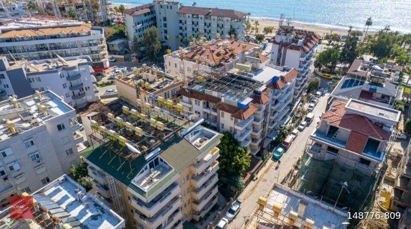 ALANYA GÜLLERPINAR 1+1 60M2 LÜKS EŞYA DENİZE 100M HAVUZ ASANSÖRR