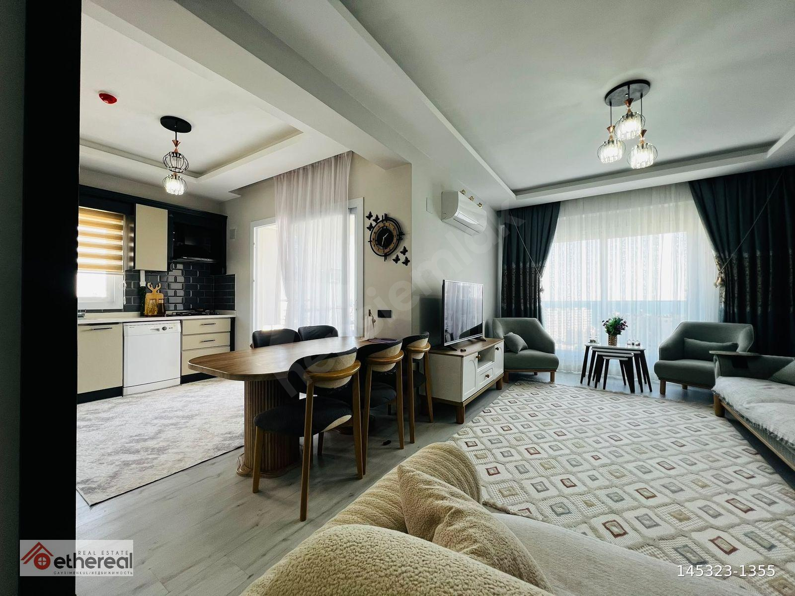 ETHEREAL'DEN TECE'DE AQUAPARKL DENİZ GÖREN KOMBİLİ 3 CEPHLİ 3+1