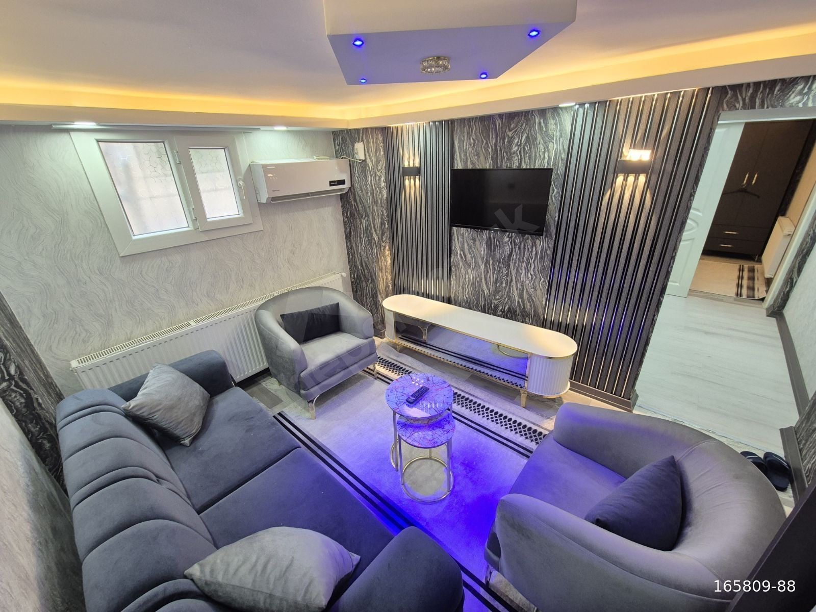 HMT GAYRİMENKUL DEN EŞYALI TASARIMI ÖN PLANDA 2+0 DAİRE