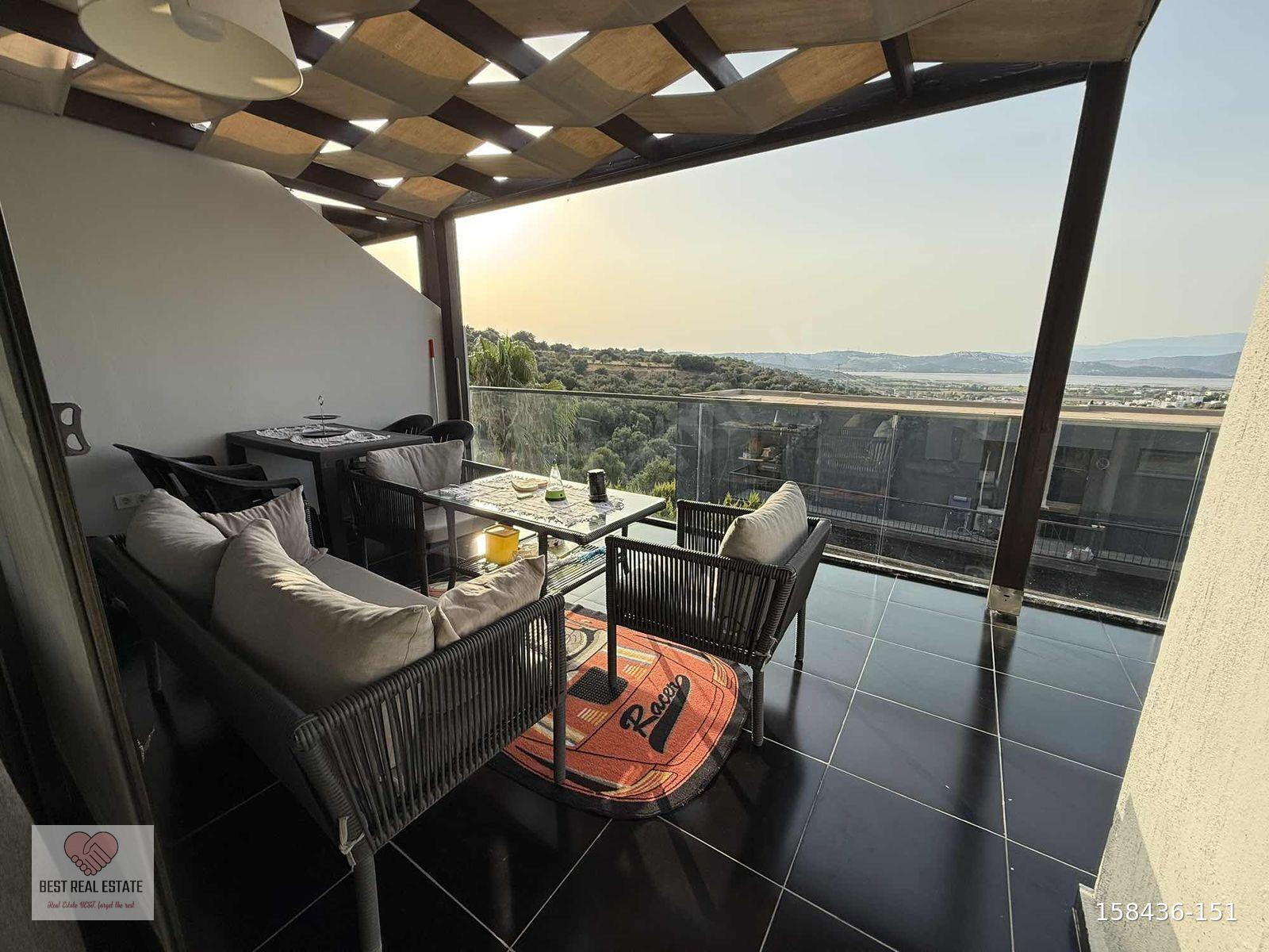 Milas Bodrum Arası Meşelik Muhtesem Manzara 1 + 1 Satılık Daire