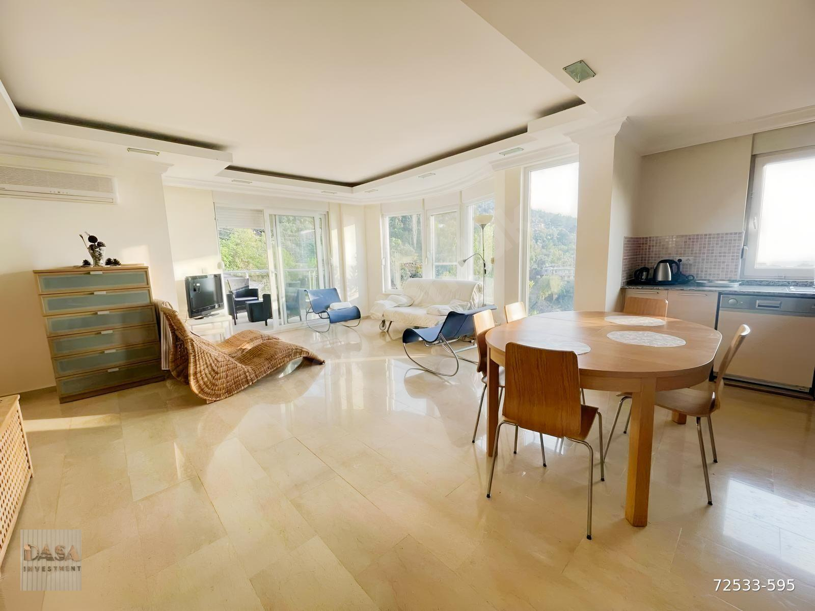 ALANYA TEPE FULL MANZARALI EŞYALI SATILIK DAİRE