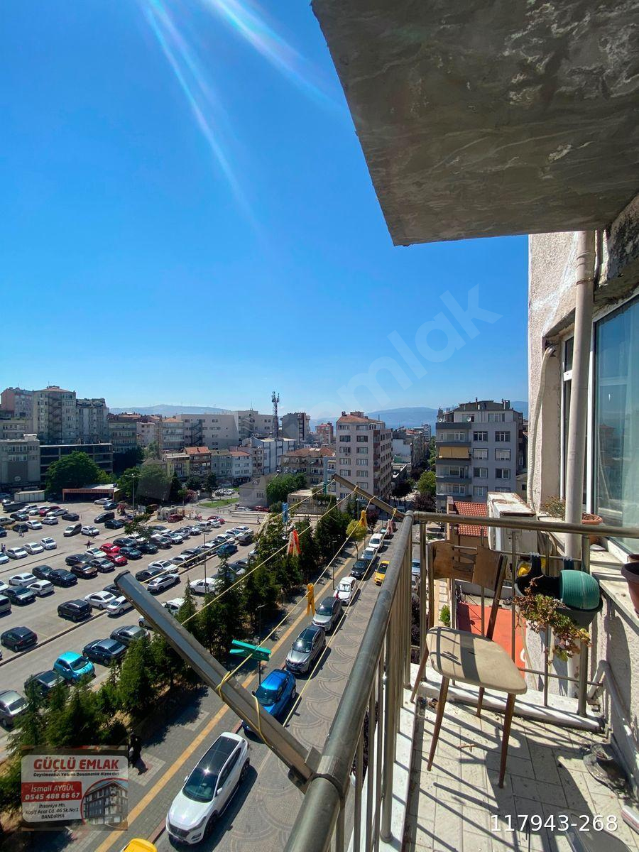 Bandırma merkez de 2+1eşyalı kiracılı satılık daire