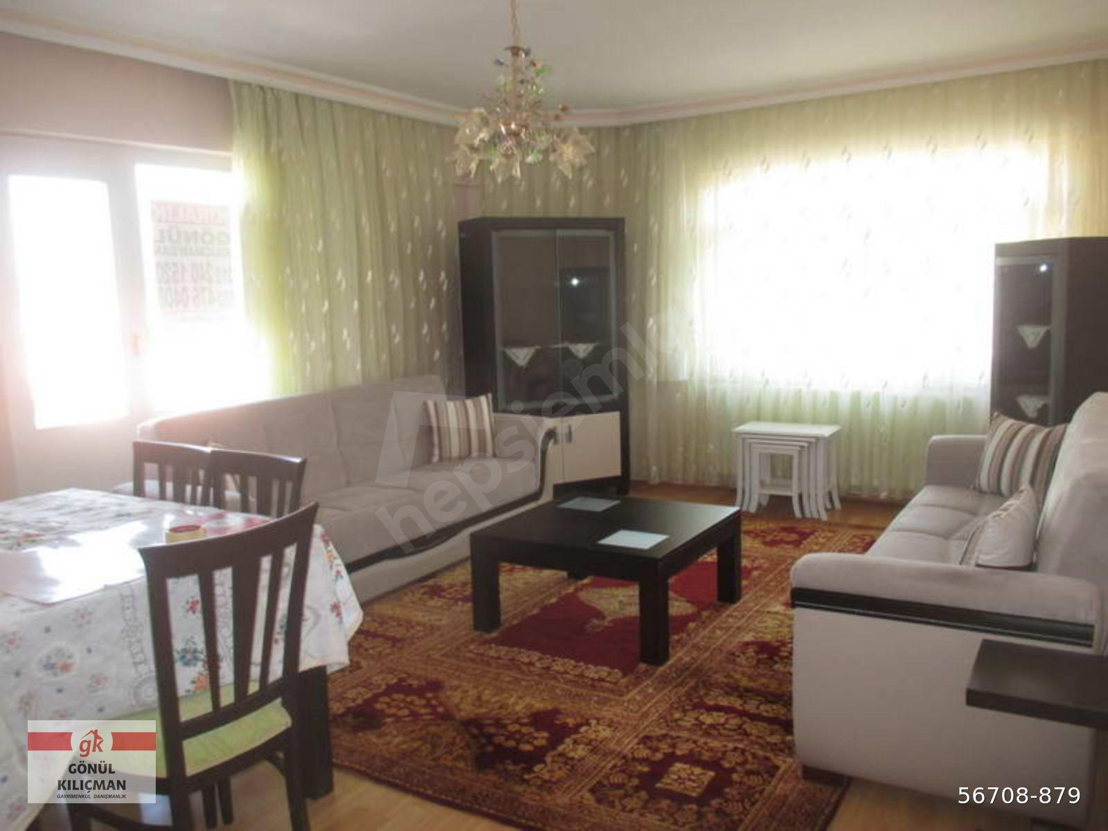 GÖNÜL KILIÇMAN'DAN BAHÇELİEVLERDE 3+1 EŞYALI DAİRE