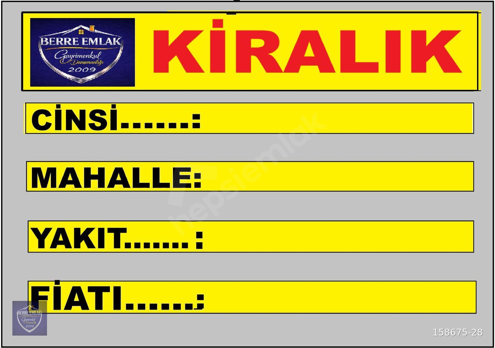 GÜMÜŞHACIKÖY BERRE EMLAKTAN KİRALIK 1+1 EŞYALI- TERASLI 75-80 M2 DAİRE