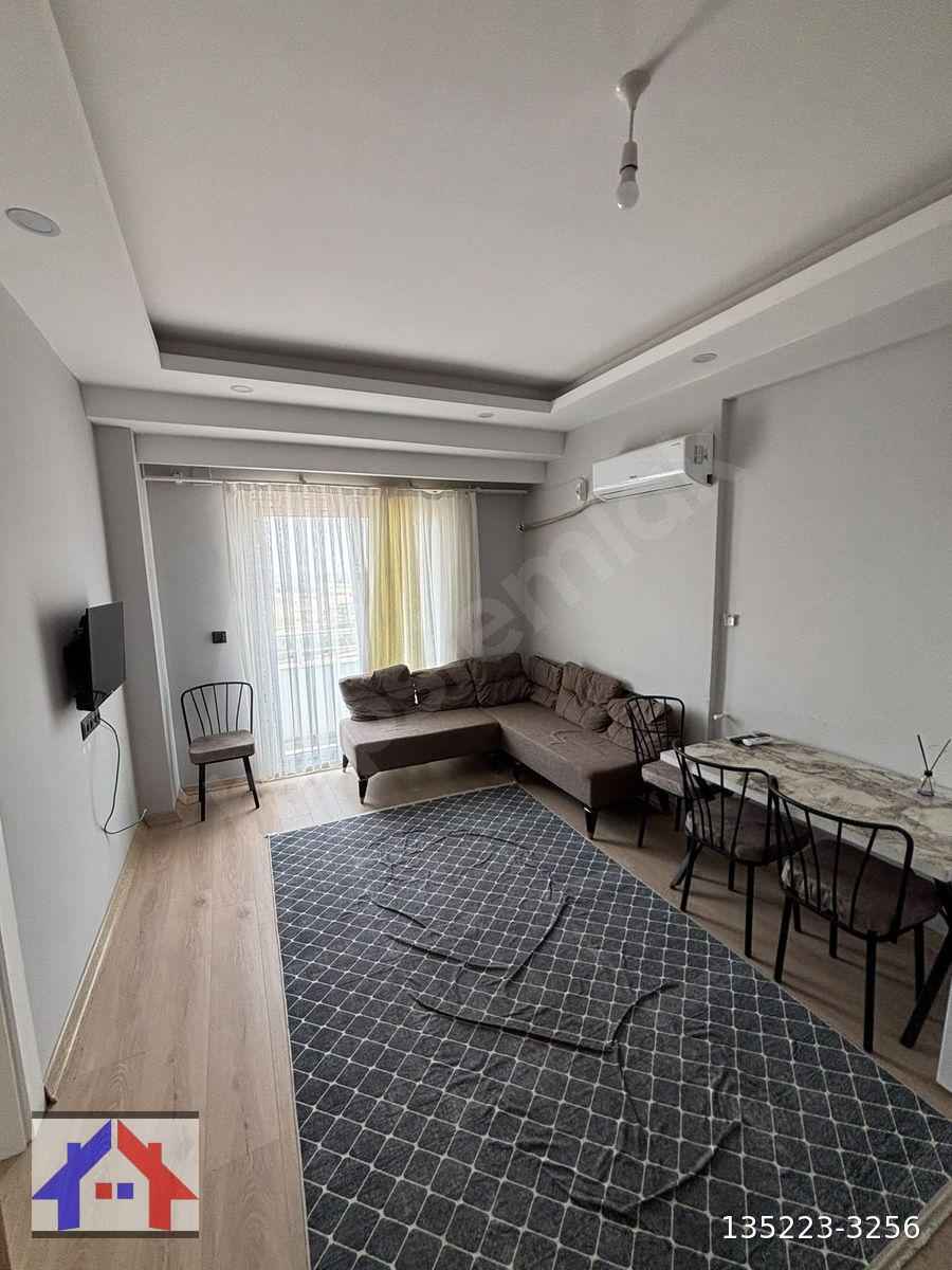 GÜLTEPE DE İSKANLI GENİŞ OTURUMLU FULL EŞYALI KİRALIK 1+1