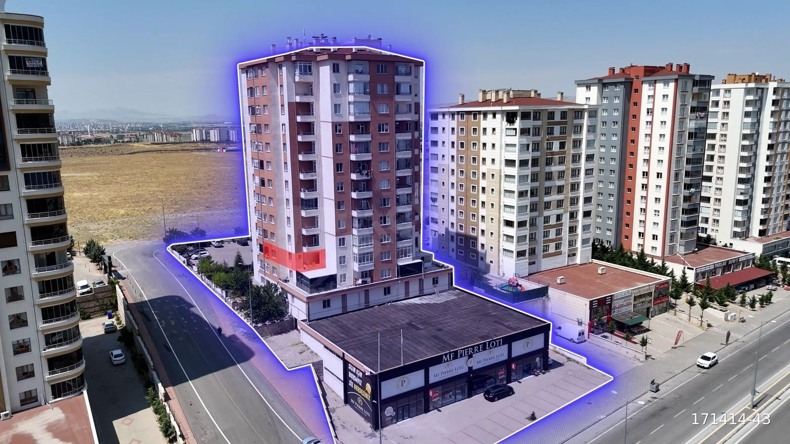 GRAND GYOI SERKENT KAPALI MUTFAKLI ÇİFT BALKONLU SATILIK DAİRE