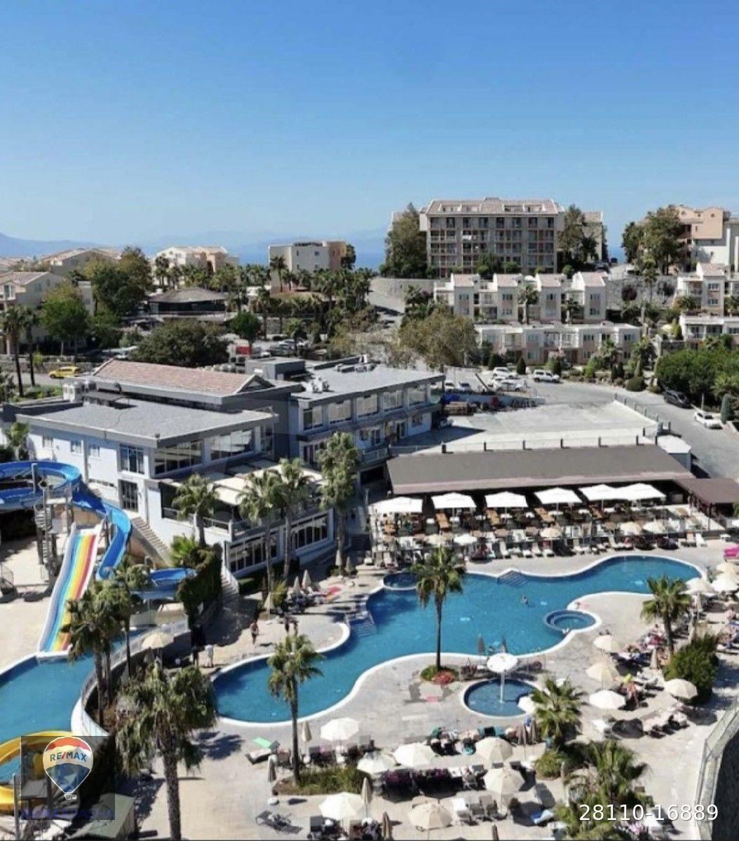 GOLF RESORT KUŞADASI NDA SATILIK DENİZ MANZARALI 2+1 EŞYALI DAİRE
