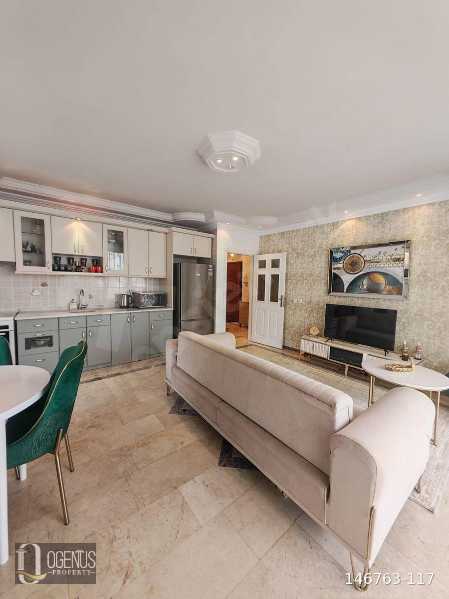 CLEOPATRA/SAHİLE 500MT/2+1/EŞYALI/ASANSÖR/HAVUZ