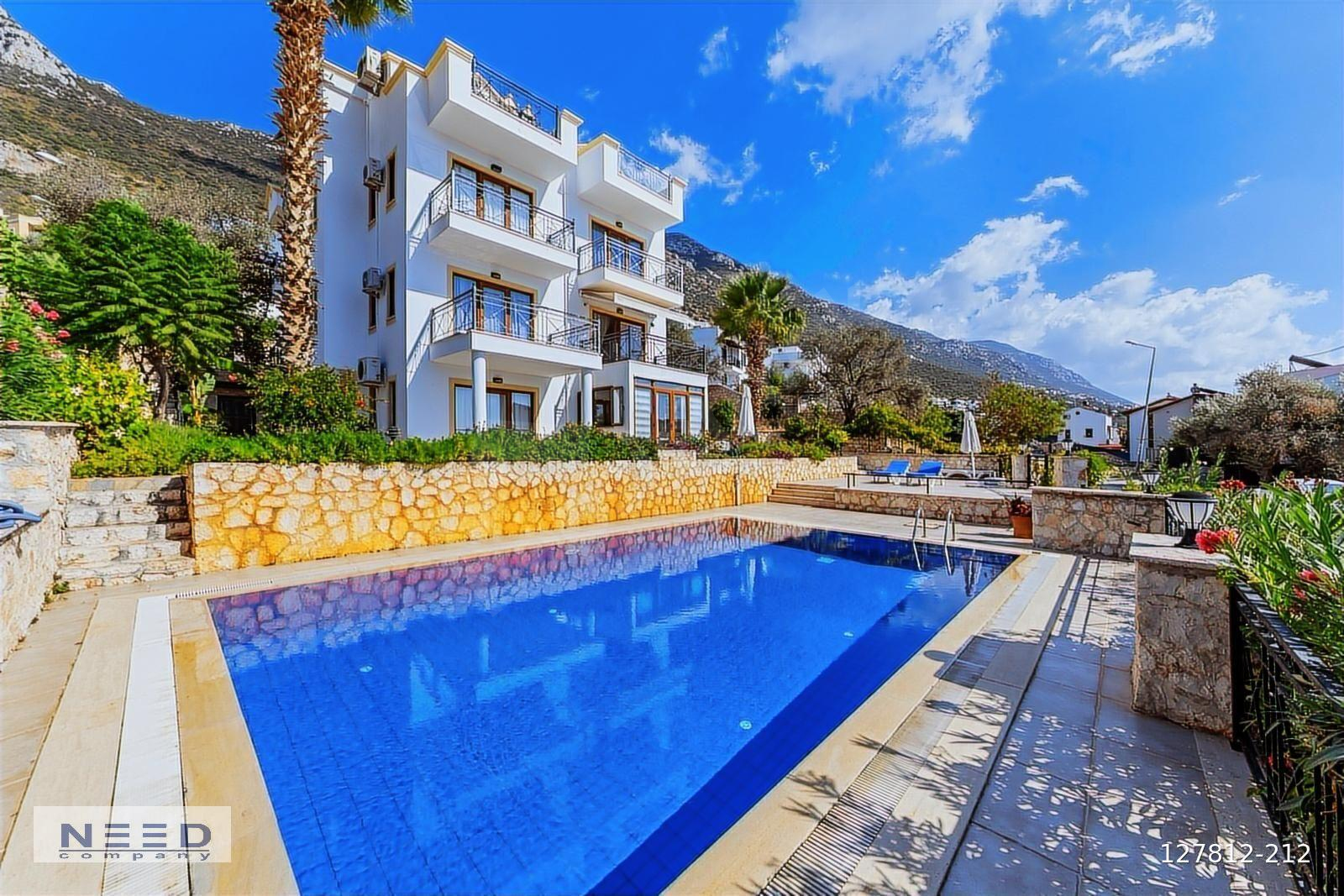 KALKAN'DA 3+1 DENİZ MANZARALI DUBLEX DAİRE