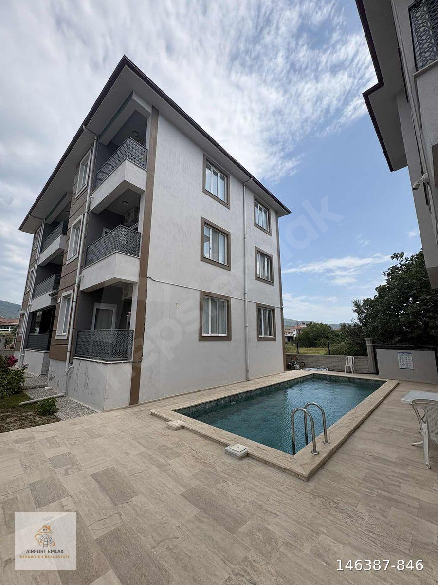 AİRPORT EMLAKTAN EŞYALI HAVUZLU 1+1 KİRALIK DAİRE