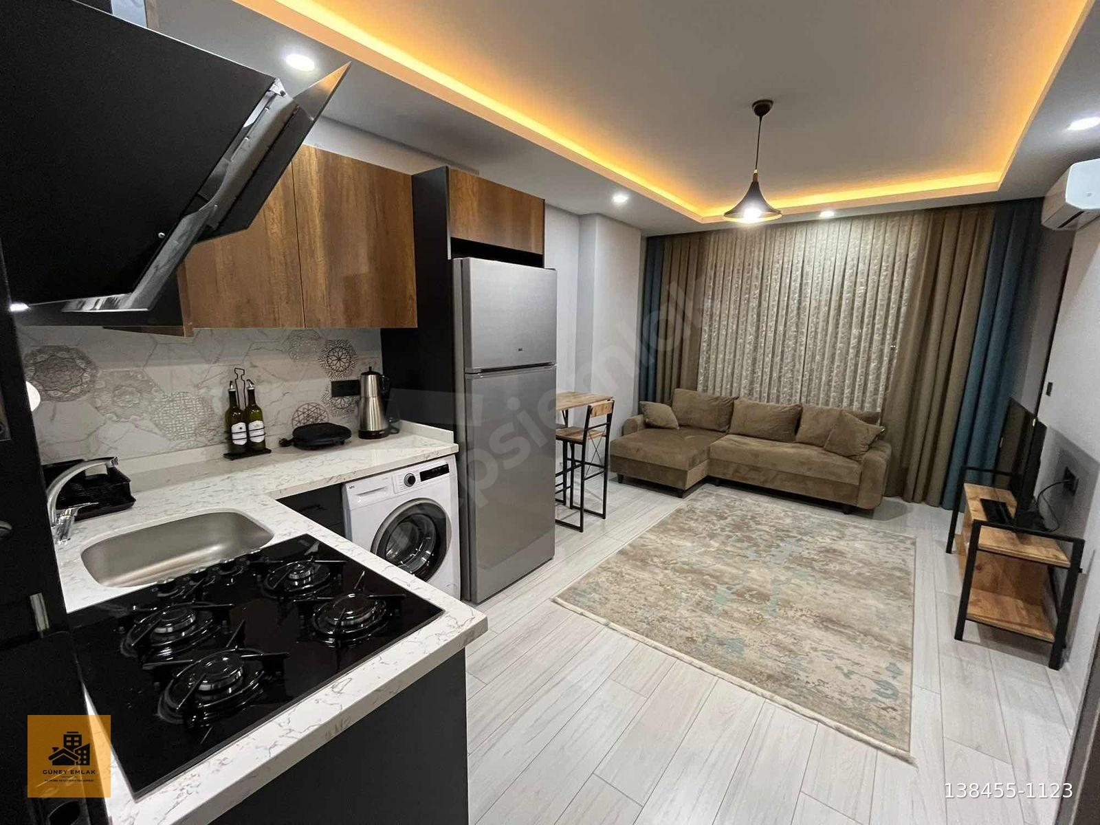 GÜNEY'DEN STADYUM KARŞISI- FULL SIFIR EŞYALI 1+1 !!!