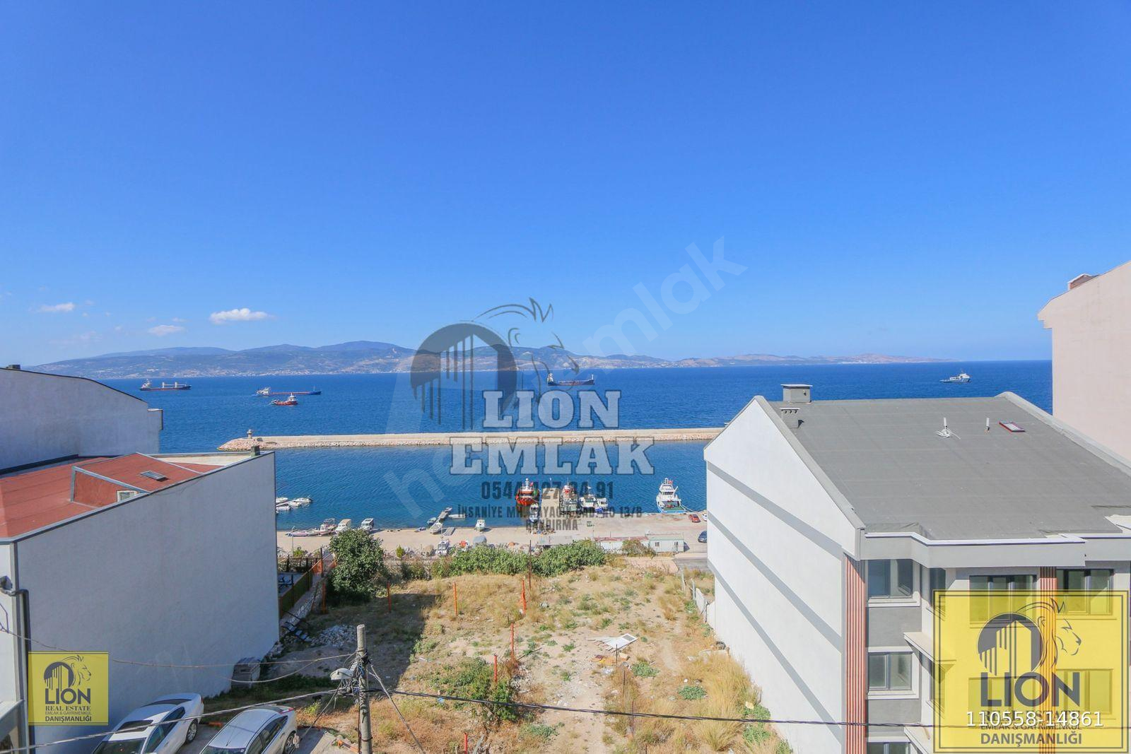 🟨⬛LION EMLAK'TAN LEB-İ DERYA DENİZ MANZARALI, MASRAFSIZ SATILIK 2+1 DAİRE⬛🟨