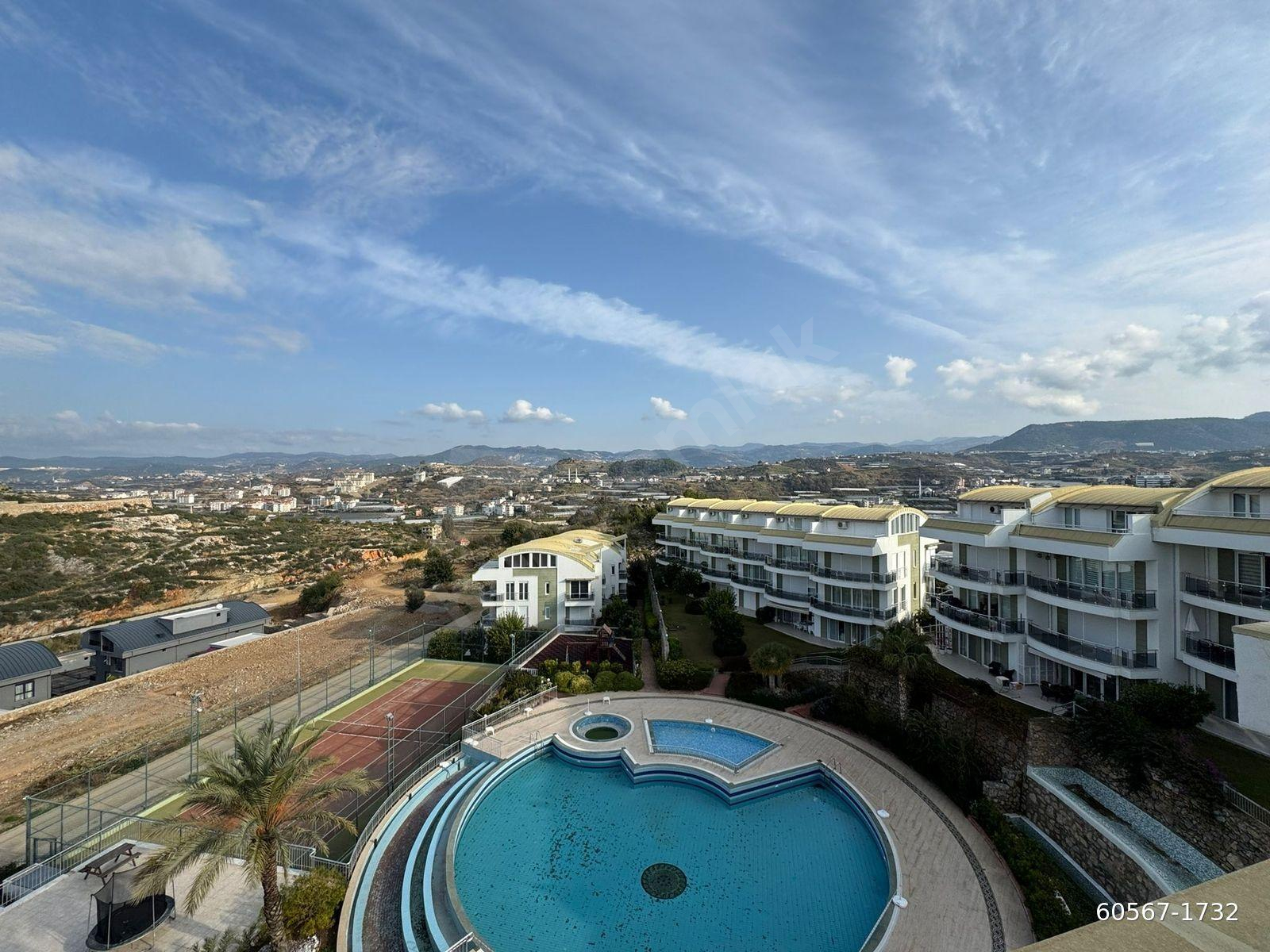 Alanya SUNSET BEACH RESIDENCE'DA Satılık Dubleks 3+1 Daire