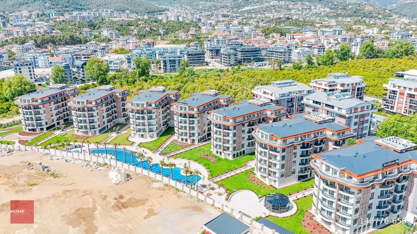 ALANYA OBA 2+1 107M2 KAPALI OTOPARK,HAVUZ,FİTNESS,SAUNA,LÜX SİTE