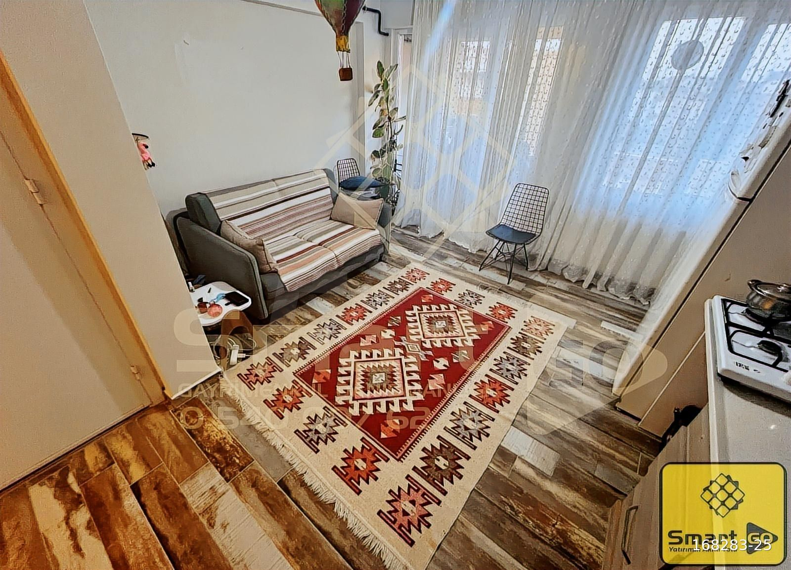 Yatırım Fırsatı İhsaniye'de 1+1 Çift Balkonlu Satılık Daire