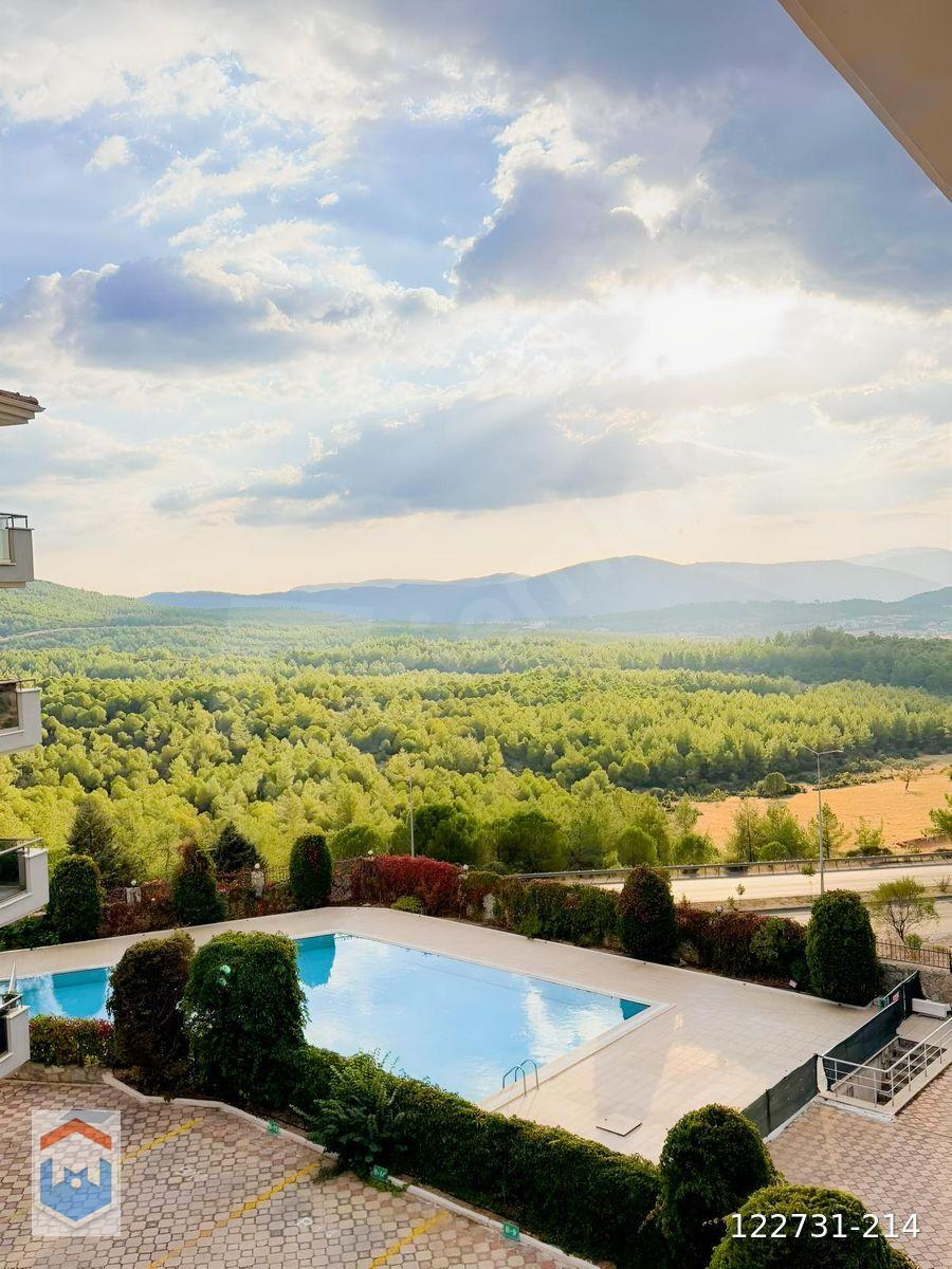 MUĞLA, KARAMEHMET I Kiralık, Geniş, Eşyalı 3+1 I Havuzlu Sitede