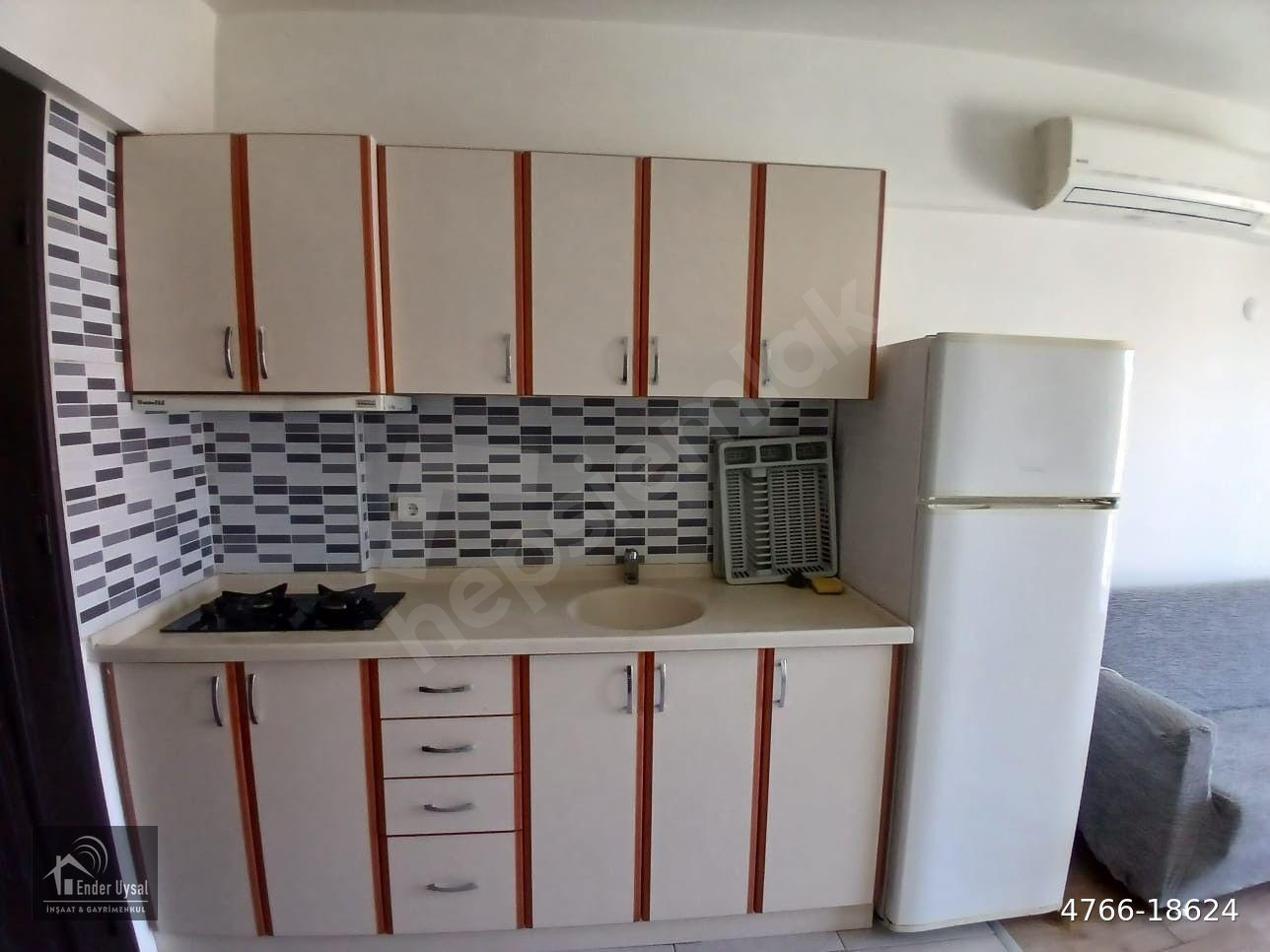 ENDER UYSAL GAYRİMENKULDEN ASMALIEVLERDE KLİMALI BALKONLU 1+1 KİRALIK APART...