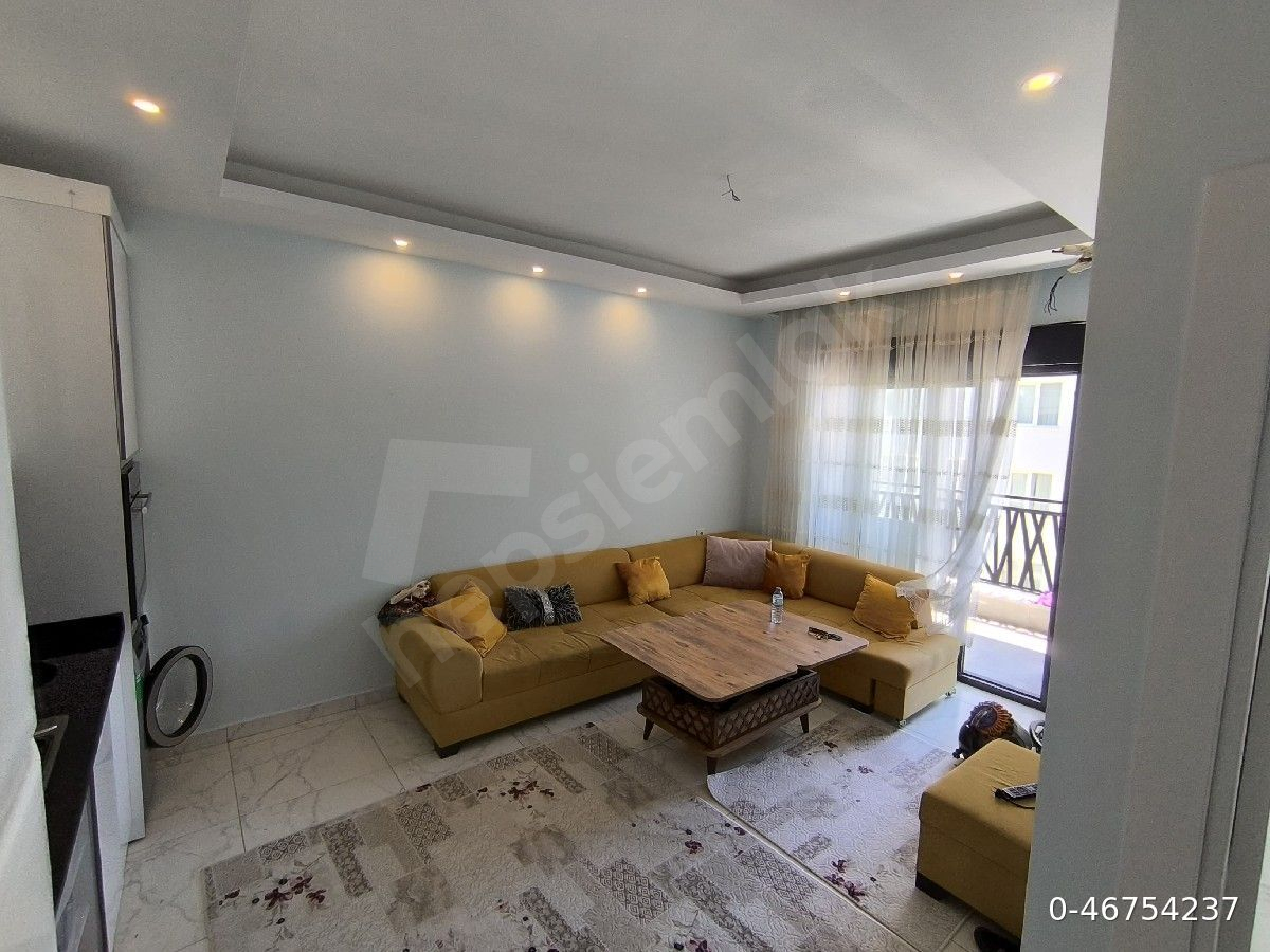Alanya Payallarda havuzlu 1+1 eşyalı daire Eylül ayından itibaren kiralık
