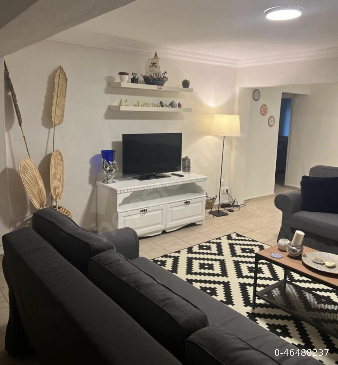 Muğla Fethiye göcek tam şehir merkezinde dayalı döşeli 124 mt2 daire d