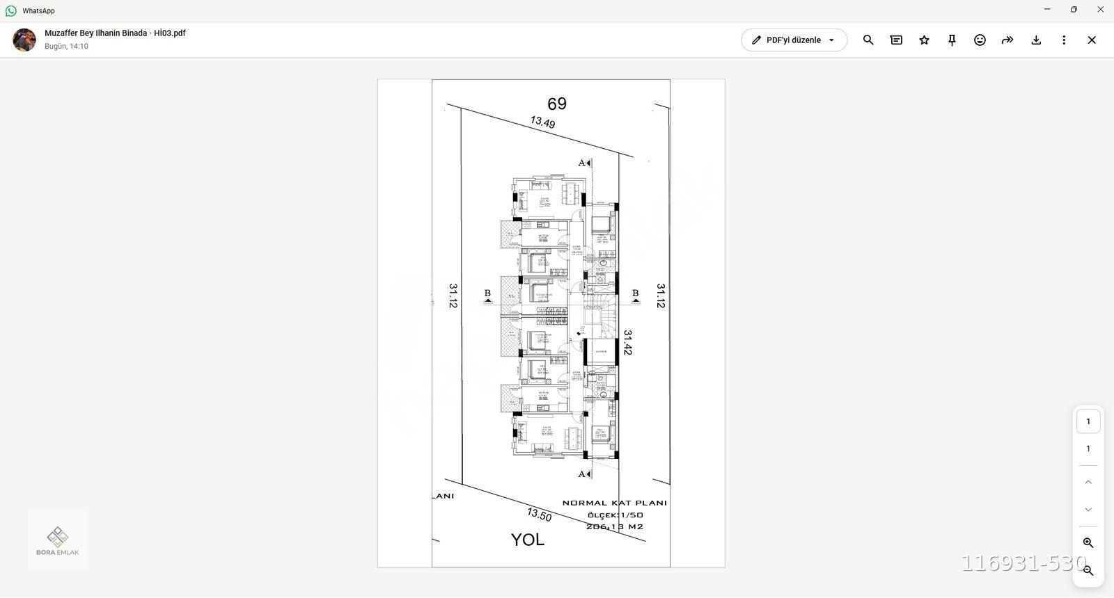 BORA EMLAKTAN 3 AY SONRA TESLİM 3+1 KAÇIRILMIYACAK DAİRE