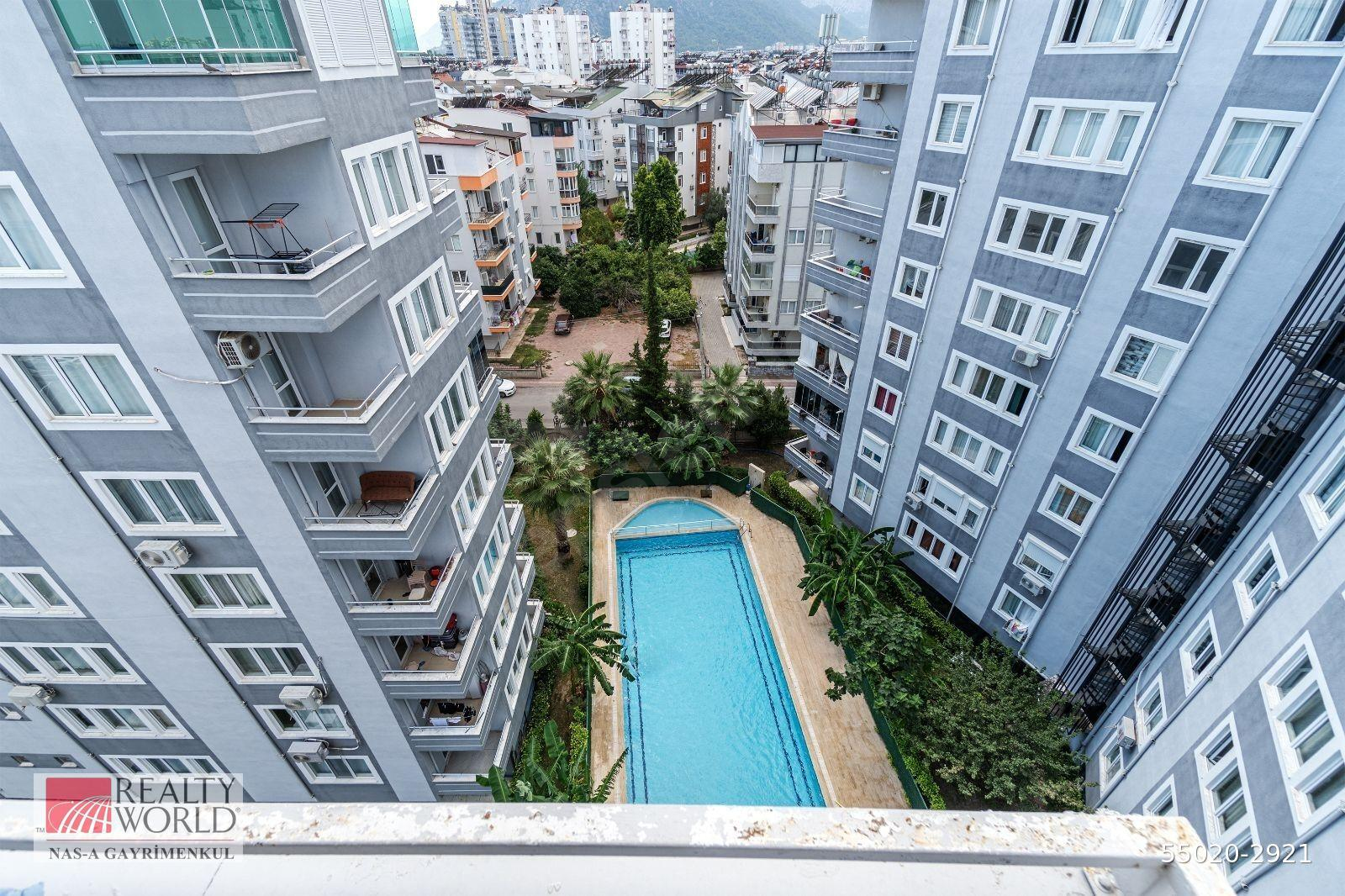 ANTALYA KONYAALTI LİMAN HAVUZLU SİTE SATILIK DAİRE 3+1