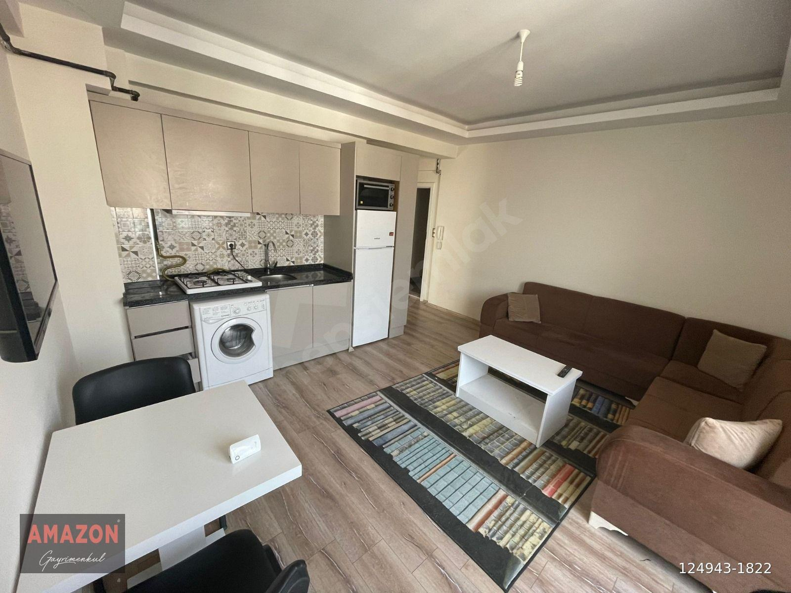 AMAZONDAN ÜNİVERSİTE CİVARI EŞYALI 1+1 KİRALIK FIRSAT DAİRE !!!