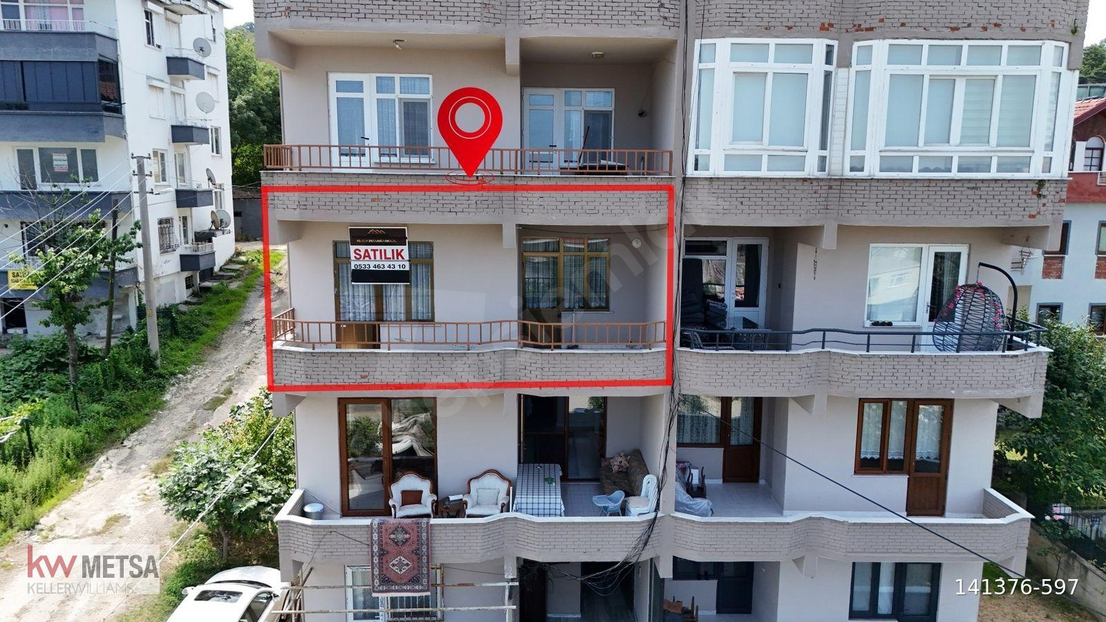 KW METSA'DAN AKÇAKOCA DENİZ YANI EŞYALI SATILIK 2+1 DAİRE
