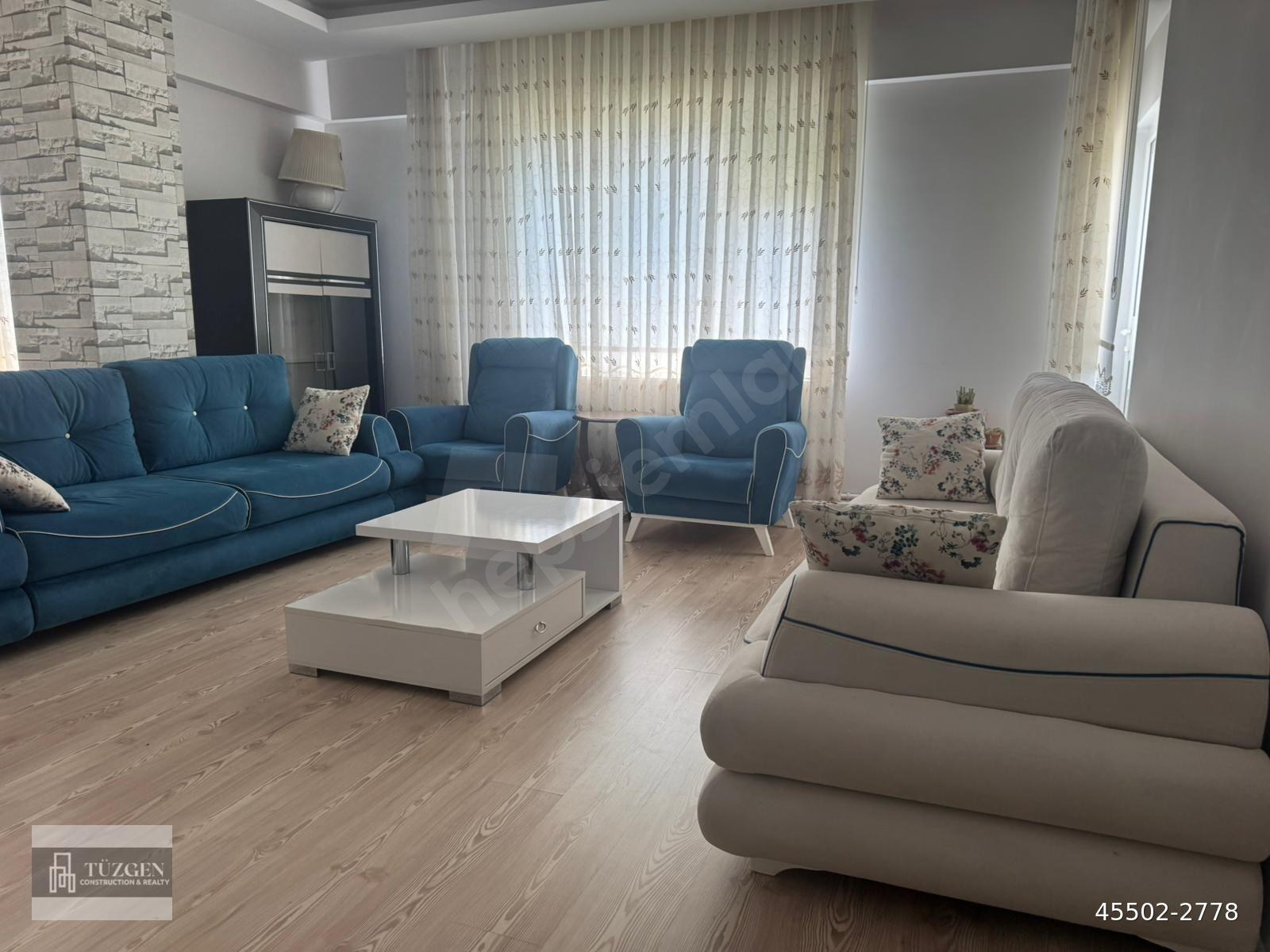 ÖĞRETMENEVİ MAHALLESİNDE İÇİ YAPILI EŞYALI KİRALIK 3+1 DAİRE