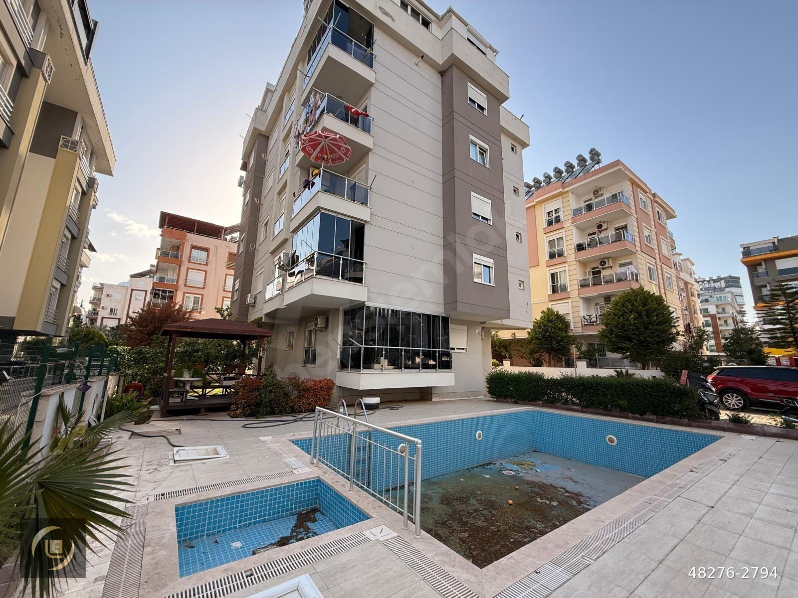 KONYAALTI HURMA ANACADDE YAKINI HAVUZLU EŞYALI 1+1