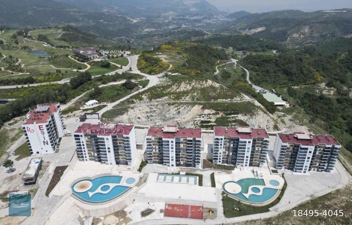 EŞİN GOLF RESORTTA FULL DENİZ MANZARALI KİRALIK EŞYALI 2+1
