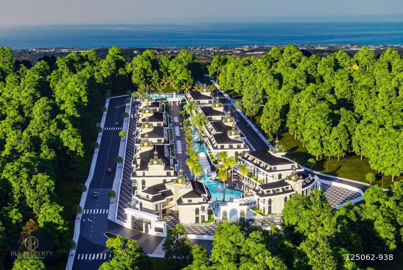 ALANYA İNCEKUM 5 YILDIZ OTEL KONSEPTİNDE BEY CLASS 4+1 DUBLEKS
