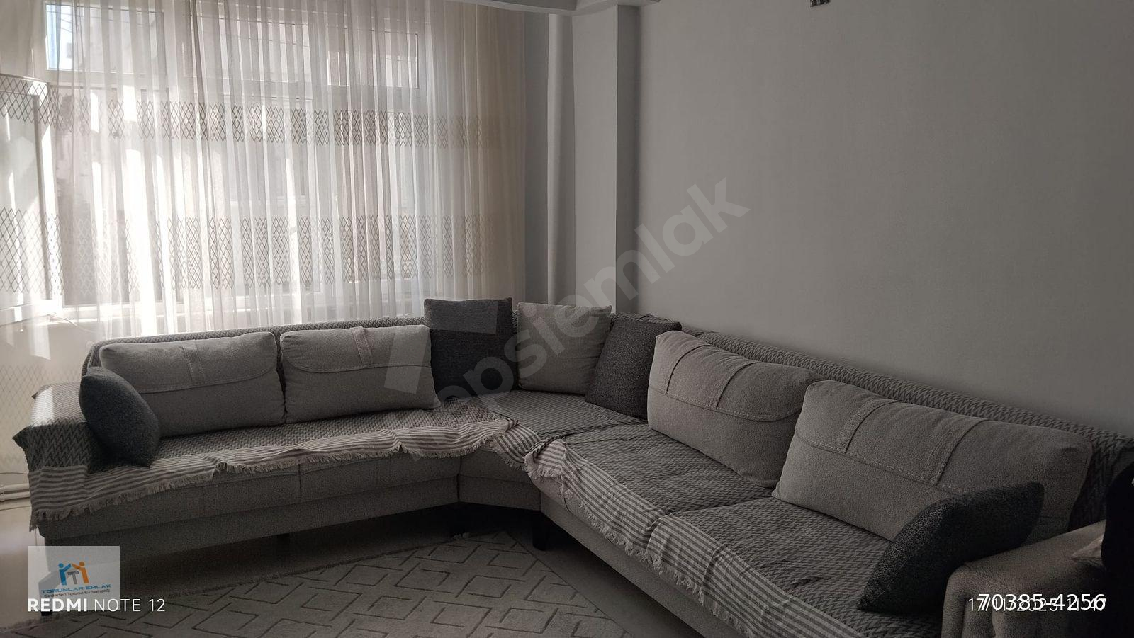 TORUNLAR EMLAKTAN SATILIK 2+1 BAKIMLI 1.KAT BALKONLU DAİRE