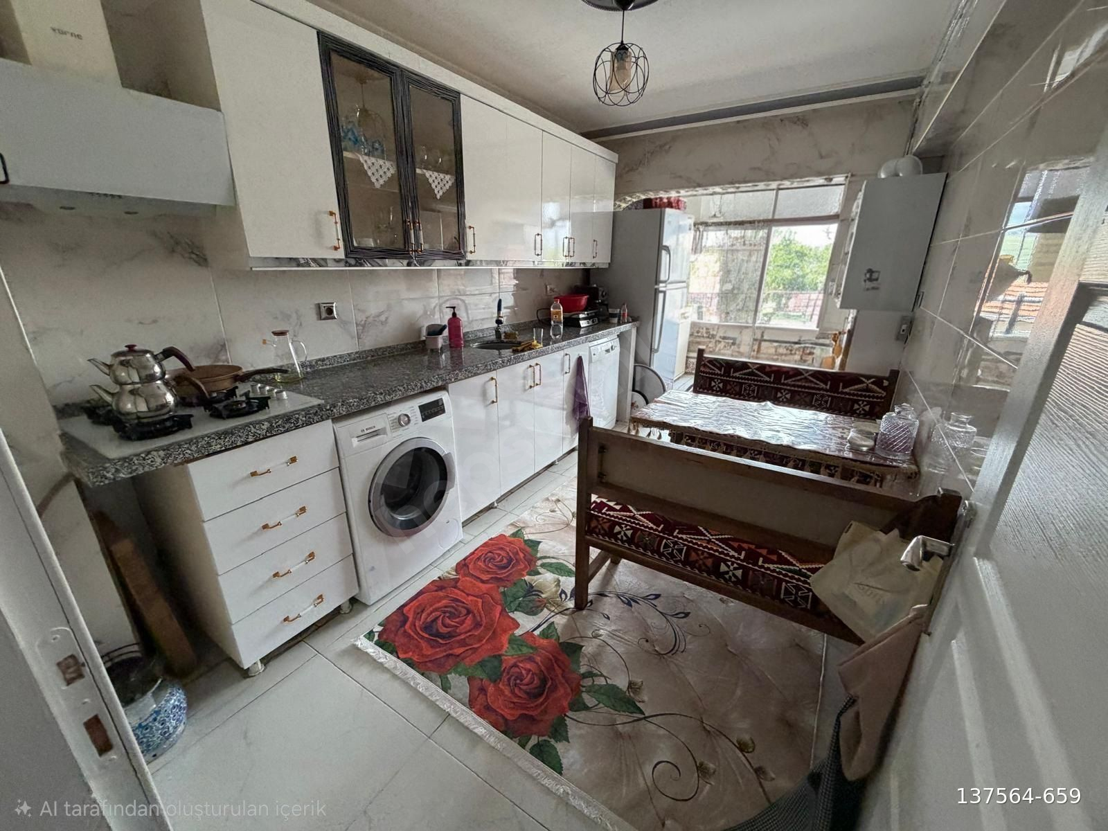 !!TAMKOÇ"DAN SATILIK FULL YAPILI ARA KAT GENİŞ M2 3+1 DAİRE
