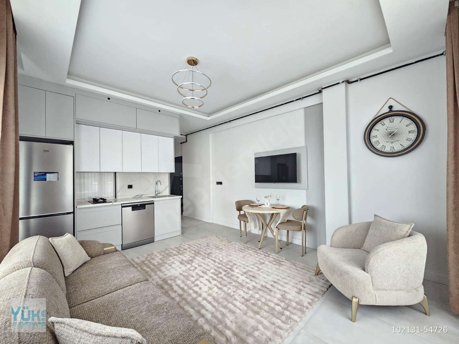 Denizli yenişafak mahallesinde caddeye yakın lüks 1+1 satılık apart