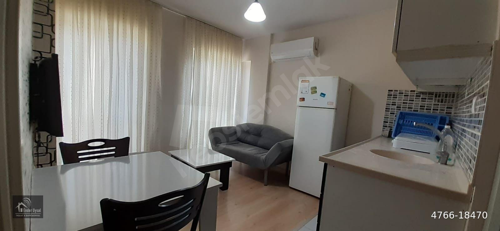 ENDER UYSAL GAYRİMENKULDEN SİTELERDE YAKIT İNTERNET DAHİL 1+1 KİRALIK APART..