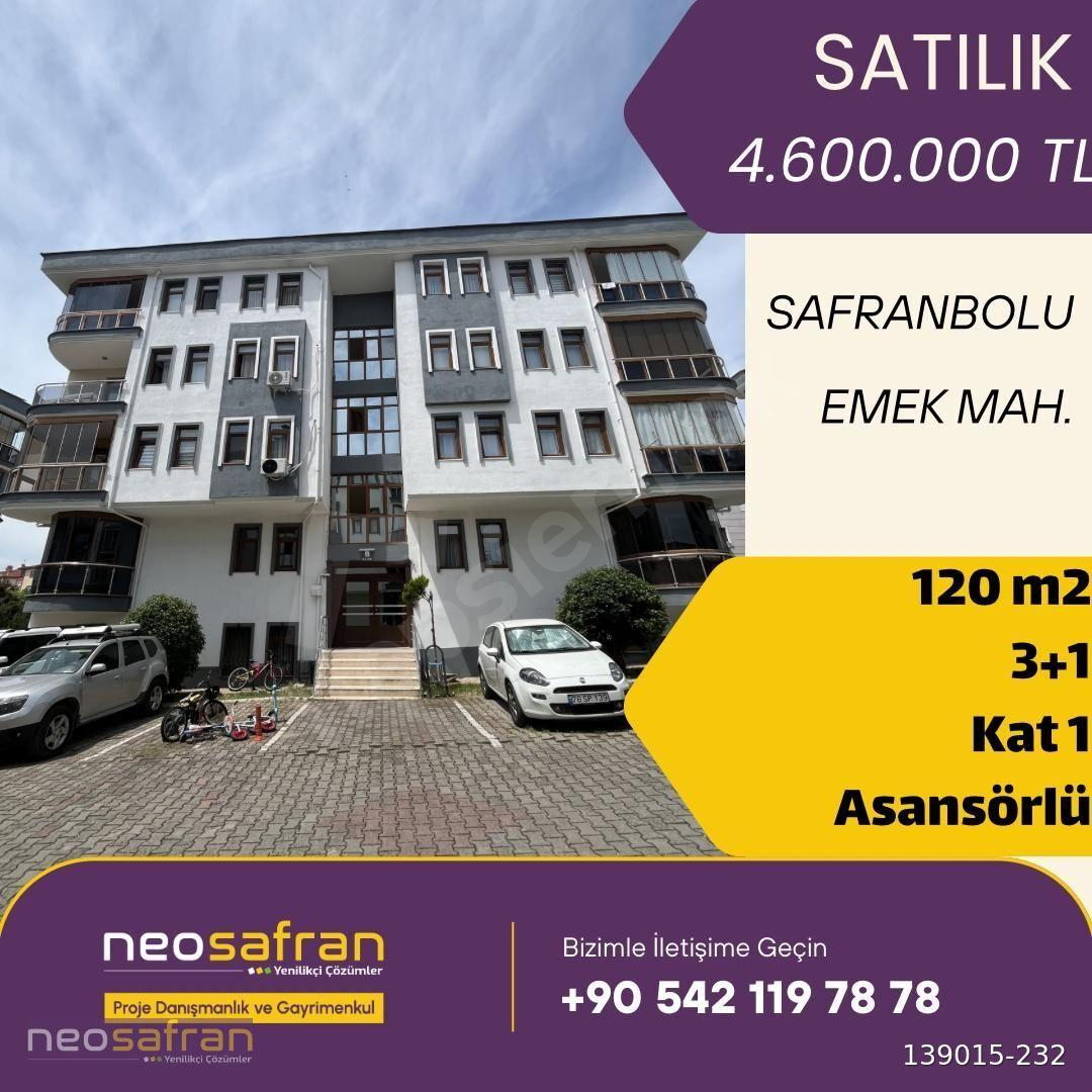 ACİL SAFRANBOLU YAŞARKENTTE SİTE İÇERİSİNDE SATILIK 3+1 DAİRE!